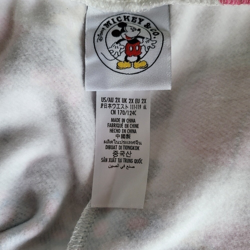Disney Minnie Mouse Women's 2XL Pink and White Pantsuit Size 2XL - Picture 6 of 9